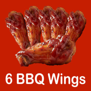 6 BBQ Wings