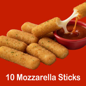10 Mozzarella Sticks