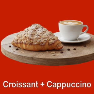 Croissant + Cappuccino