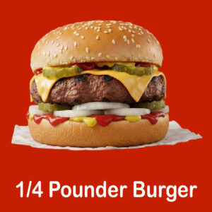1/4 Pounder Burger